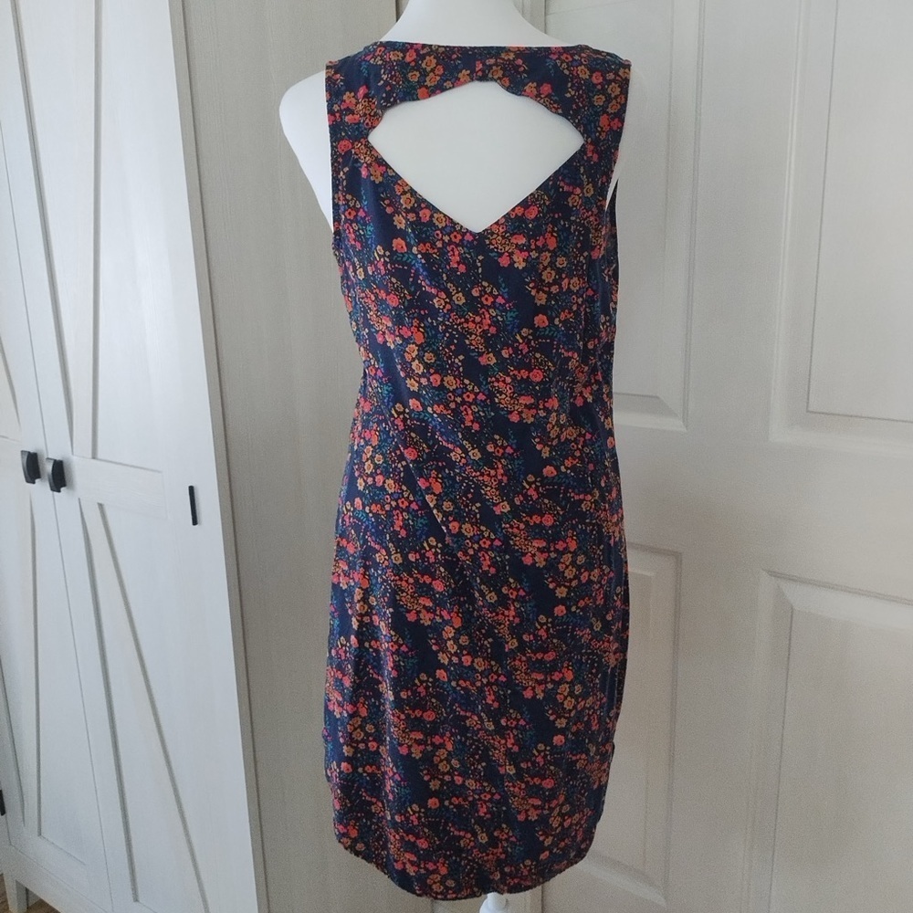 GAP Navy Floral Halter Sundress Sz S